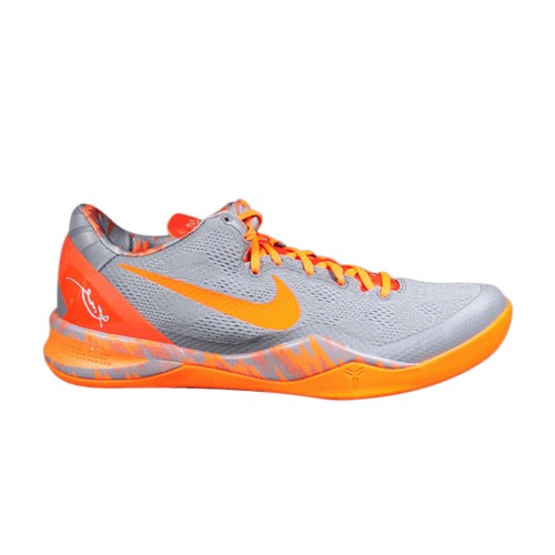 Кроссы Nike Kobe 8 System Phillippines Grey Team Orange - мужская сетка размеров