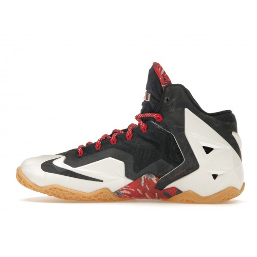 Кроссы Nike LeBron 11 Independence Day - мужская сетка размеров
