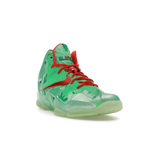 Кроссы Nike LeBron 11 Christmas - мужская сетка размеров