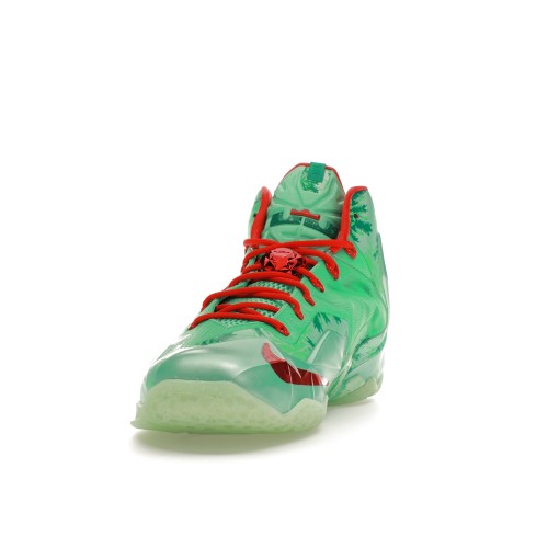 Кроссы Nike LeBron 11 Christmas - мужская сетка размеров