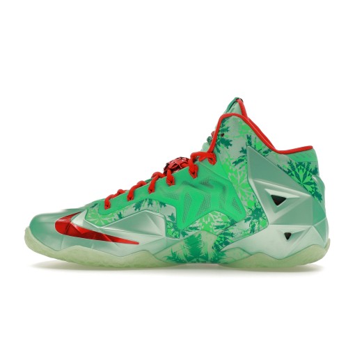 Кроссы Nike LeBron 11 Christmas - мужская сетка размеров