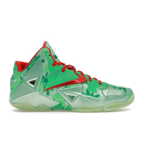 Кроссы Nike LeBron 11 Christmas - мужская сетка размеров