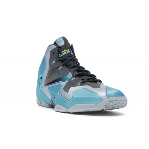 Кроссы Nike LeBron 11 Gamma Blue - мужская сетка размеров