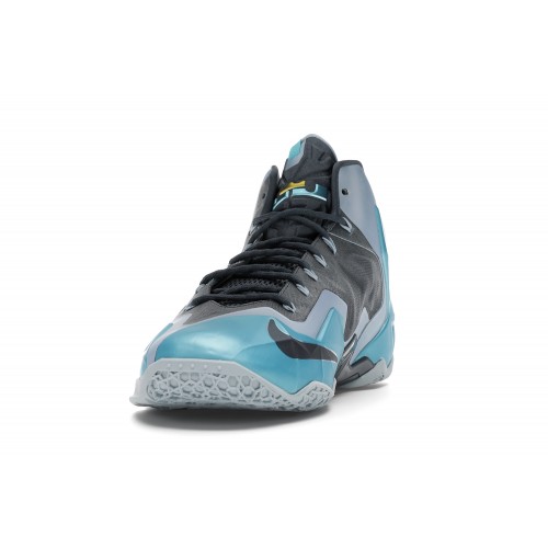 Кроссы Nike LeBron 11 Gamma Blue - мужская сетка размеров