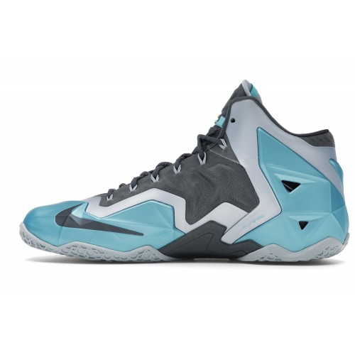 Кроссы Nike LeBron 11 Gamma Blue - мужская сетка размеров