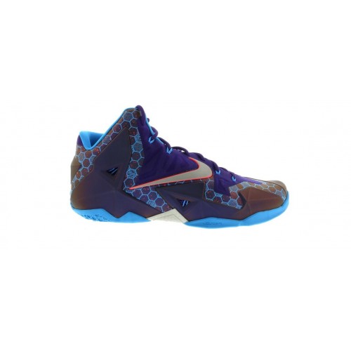 Кроссы Nike LeBron 11 Summit Lake Hornets - мужская сетка размеров