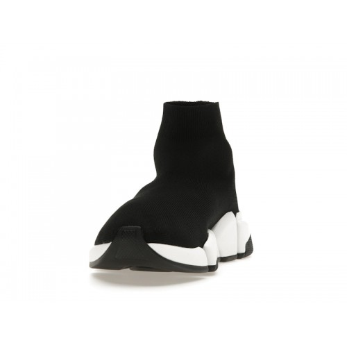 Кроссы Balenciaga Speed 2.0 Black White (W) - женская сетка размеров