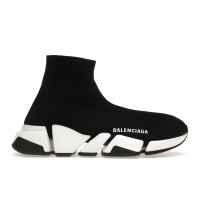 Женские кроссовки Balenciaga Speed 2.0 Black White (W)
