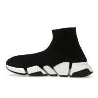 Женские кроссовки Balenciaga Speed 2.0 Black White (W)