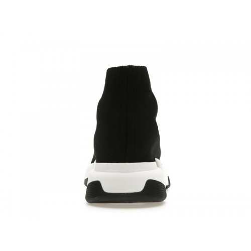 Кроссы Balenciaga Speed 2.0 Black White (W) - женская сетка размеров