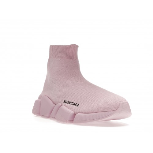 Кроссы Balenciaga Speed 2.0 Pink (W) - женская сетка размеров