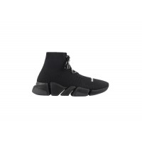 Женские кроссовки Balenciaga Speed 2.0 Lace Up Black (W)