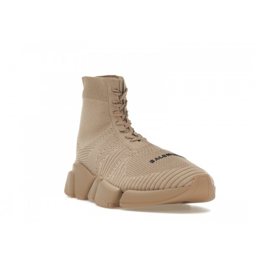 Balenciaga Speed 2.0 Lace Up Beige (W) - женская сетка размеров