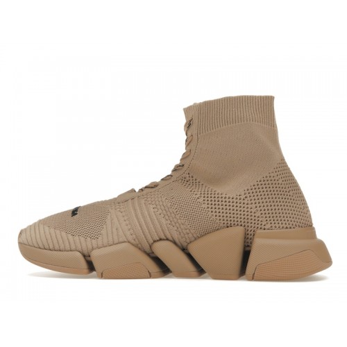 Balenciaga Speed 2.0 Lace Up Beige (W) - женская сетка размеров
