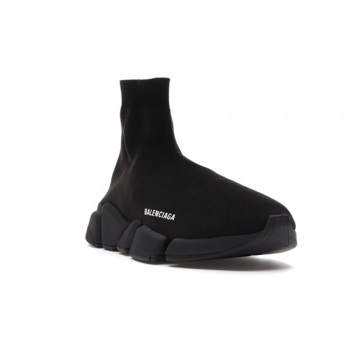Кроссы Balenciaga Speed 2.0 Black - мужская сетка размеров