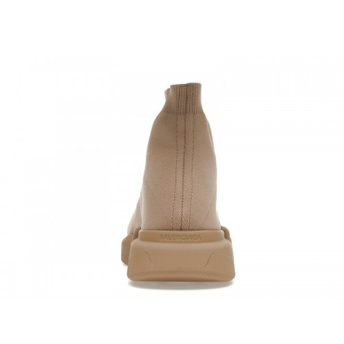 Кроссы Balenciaga Speed 2.0 Beige - мужская сетка размеров