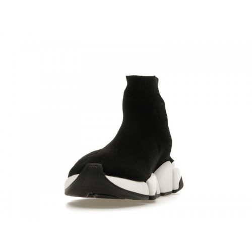 Кроссы Balenciaga Speed 2.0 Black White - мужская сетка размеров