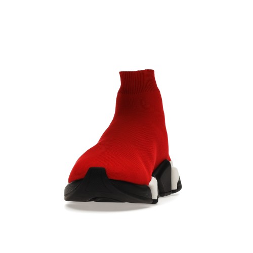 Кроссы Balenciaga Speed 2.0 Red - мужская сетка размеров