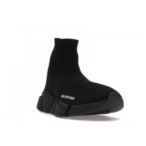 Кроссы Balenciaga Speed 2.0 Triple Black - мужская сетка размеров