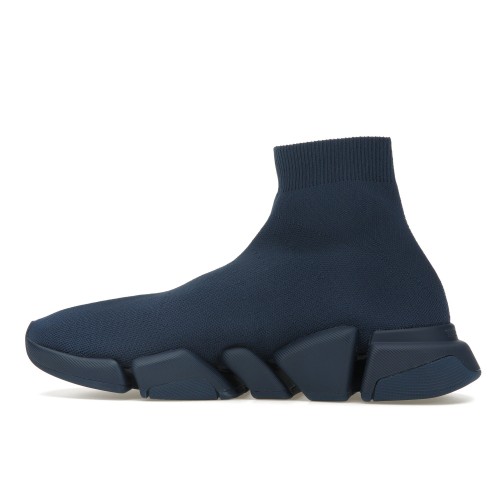 Кроссы Balenciaga Speed 2.0 Navy - мужская сетка размеров