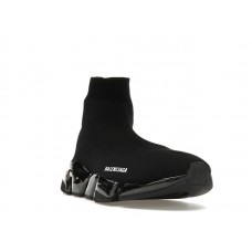 Кроссовки Balenciaga Speed 2.0 Clear Sole Black