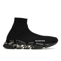 Кроссовки Balenciaga Speed 2.0 Clear Sole Black
