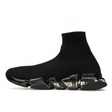 Кроссовки Balenciaga Speed 2.0 Clear Sole Black