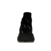 Balenciaga Speed 20 AllOver Logo Recycled Knit Black Multicolor