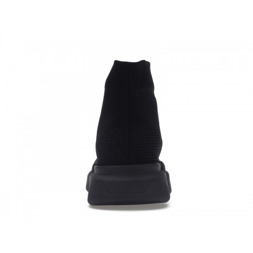 Кроссы Balenciaga Speed 2.0 Lace Up Black - мужская сетка размеров