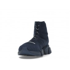 Кроссовки Balenciaga Speed 2.0 Lace Up Recycled Dark Blue