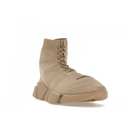 Balenciaga Speed 2.0 Lace Up Beige - мужская сетка размеров