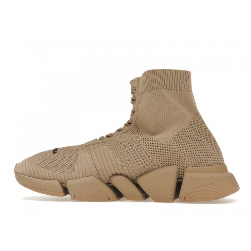 Balenciaga Speed 2.0 Lace Up Beige - мужская сетка размеров