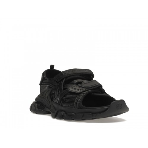 Balenciaga Track Sandal Black