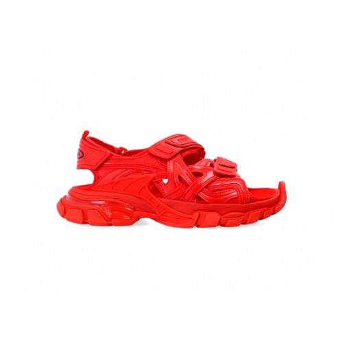 Кроссы Balenciaga Track Sandal Red (W) - женская сетка размеров
