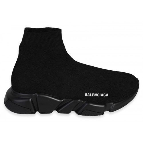 Кроссы Balenciaga Speed Black - мужская сетка размеров