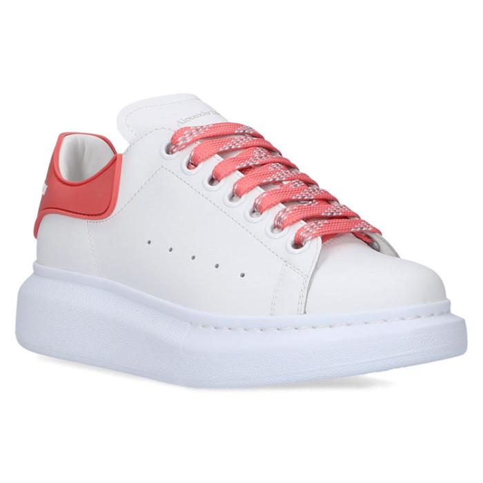 Alexander McQueen Wmns Oversized Sneaker White Coral - женская сетка размеров Alexander McQueen Wmns Oversized Sneaker White Coral - женская сетка размеров