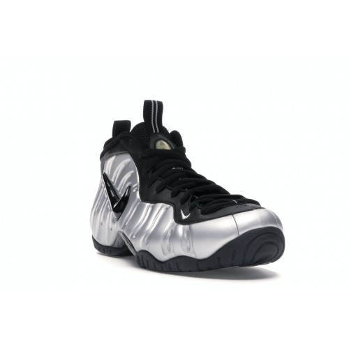 Кроссы Nike Air Foamposite Pro Metallic Silver - мужская сетка размеров