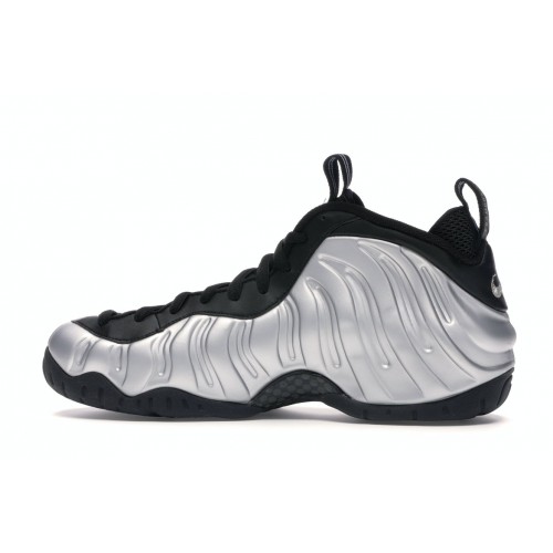 Кроссы Nike Air Foamposite Pro Metallic Silver - мужская сетка размеров