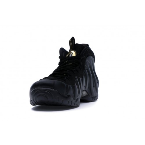 Кроссы Nike Air Foamposite Pro Black Metallic Gold - мужская сетка размеров