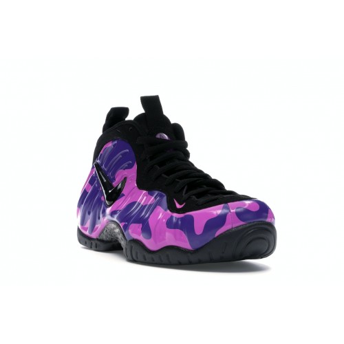 Кроссы Nike Air Foamposite Pro Purple Camo - мужская сетка размеров