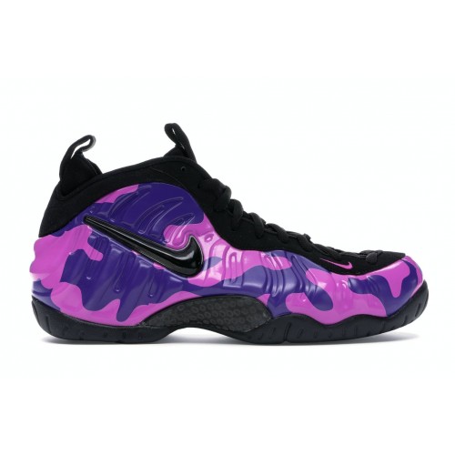 Кроссы Nike Air Foamposite Pro Purple Camo - мужская сетка размеров