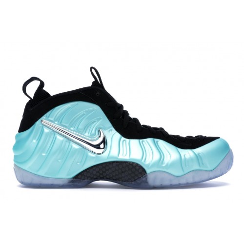Кроссы Air Nike Foamposite Pro Island Green - мужская сетка размеров