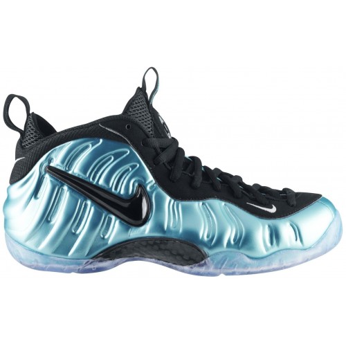 Кроссы Nike Air Foamposite Pro Electric Blue - мужская сетка размеров