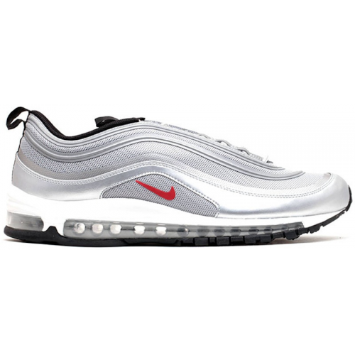 Кроссы Nike Air Max 97 Tape Silver Bullet - мужская сетка размеров