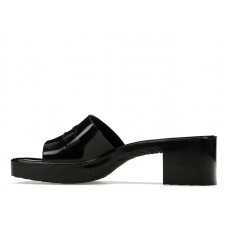 Gucci 60mm Slide Sandal Black Rubber
