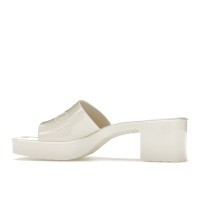 Gucci 60mm Slide Sandal White Rubber