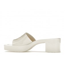 Gucci 60mm Slide Sandal White Rubber