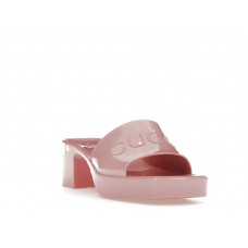 Gucci 60mm Slide Sandal Pink Rubber