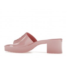 Gucci 60mm Slide Sandal Pink Rubber