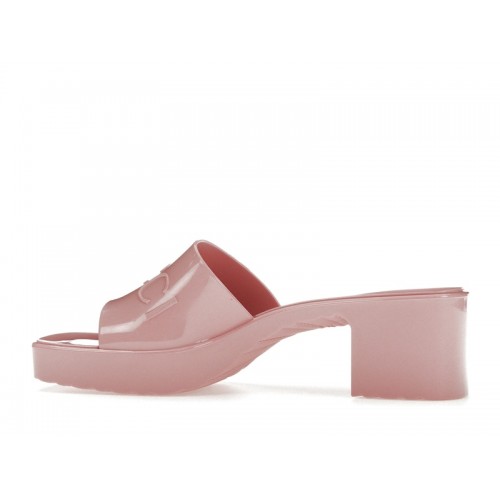 Gucci 60mm Slide Sandal Pink Rubber - мужская сетка размеров